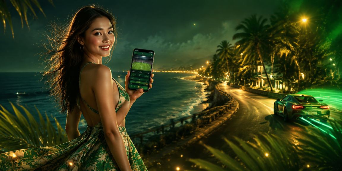 Người dùng tại Mũi Né kiểm tra cấp độ VIP và chơi casino trực tuyến trên điện thoại tại bãi biển