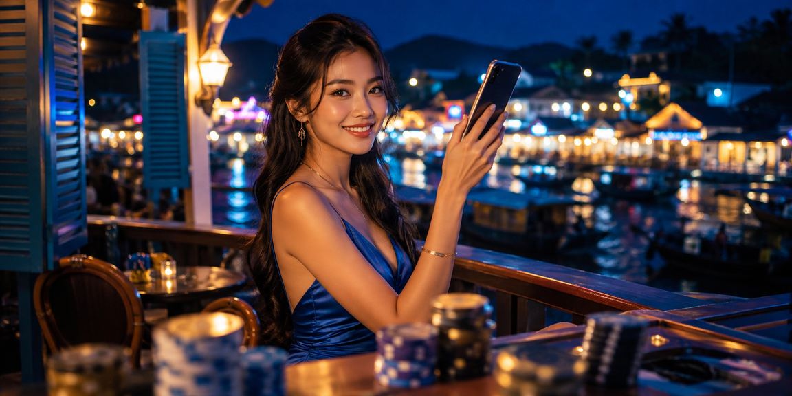 Người dùng thư giãn tại Phú Quốc vừa nhâm nhi cà phê vừa trải nghiệm casino trực tuyến trên điện thoại